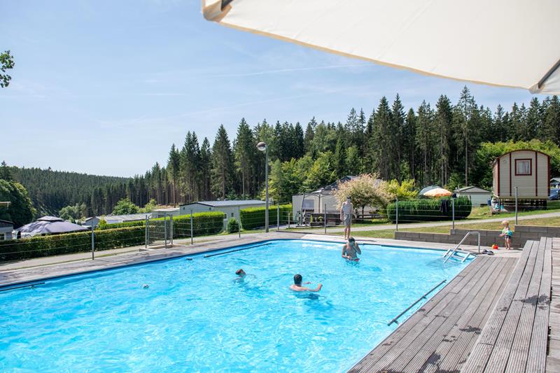De regio rond de camping