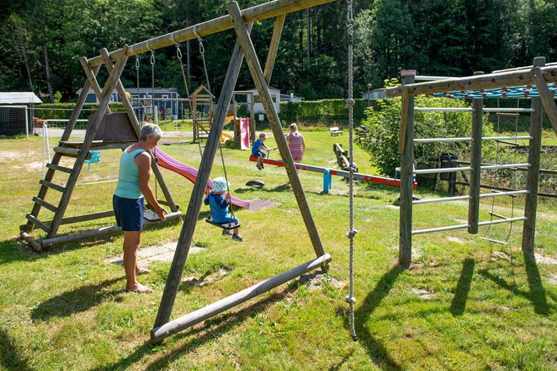 De regio rond de camping